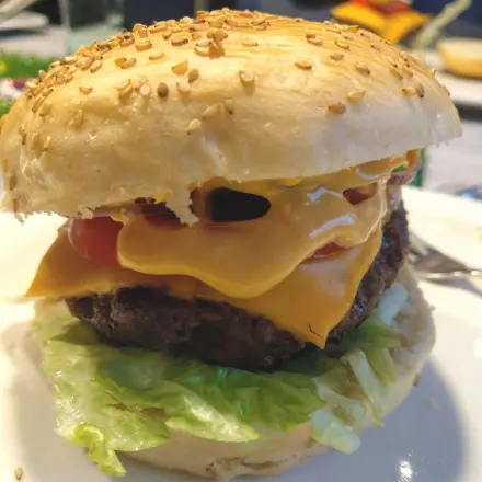 Sesam Burger Buns (Burgerbrötchen)