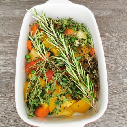 Italienisches Ofengemüse aus Resten