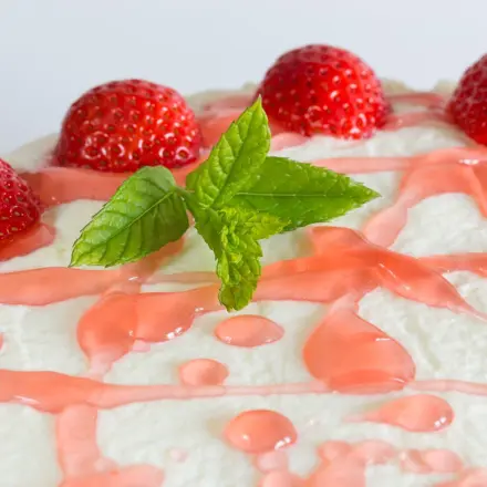 No-Bake Spaghettieis-Kuchen