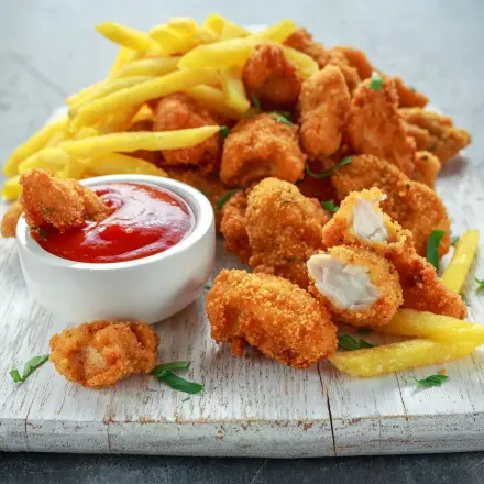 Chicken Nuggets mit Pommes - fertig vs. frisch