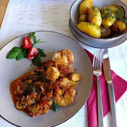 Würzige Hähnchenpfanne