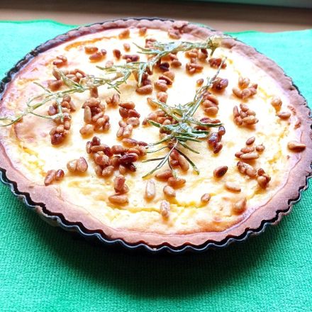 Orangen-Tarte mit Ricotta