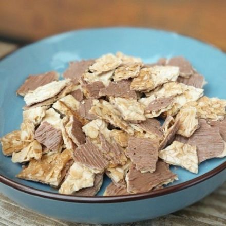 Schnelle Mandelplätzchen mit Schokolade (Florentiner)