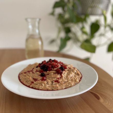 Karotten-Schoko-Porridge ohne Zucker