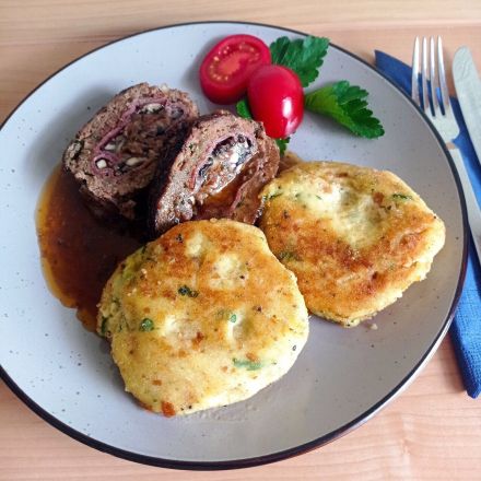 Gefüllte Hackfleisch-Roulade