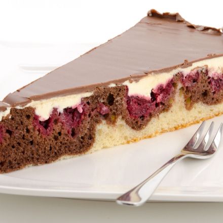 Donauwelle als Torte in der Springform