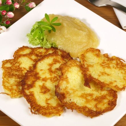 Kartoffelpuffer oder "Rievkooche" - fertig vs. frisch