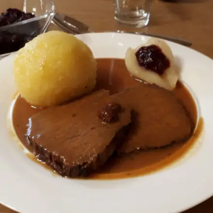 Fränkischer Sauerbraten mit Kloß und weltbester Soße - wie bei Mama