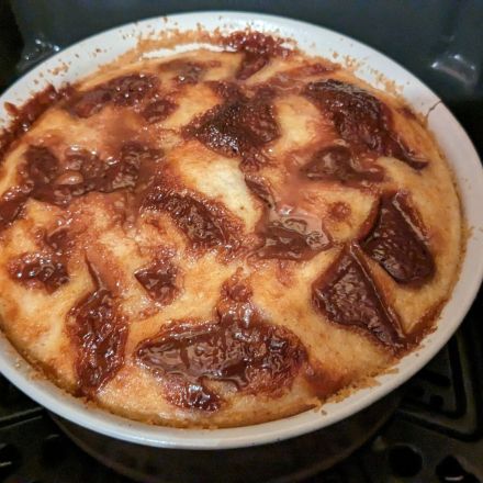 Schoko-Bananen-Kuchen aus der Heißluftfritteuse