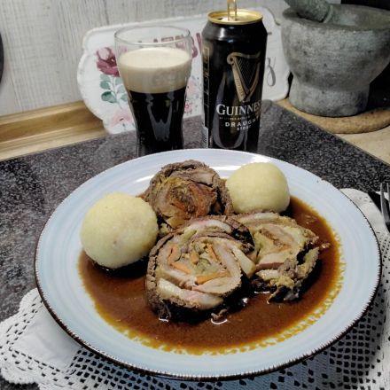 Riesen-Rinderroulade