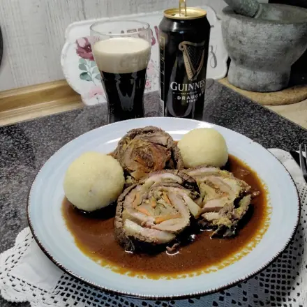 Riesen-Rinderroulade