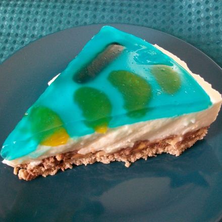 No-Bake Cheesecake mit Quark (Blue Paradise)