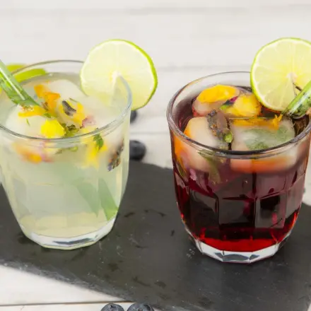 Eiswürfel mit Blumen selber machen
