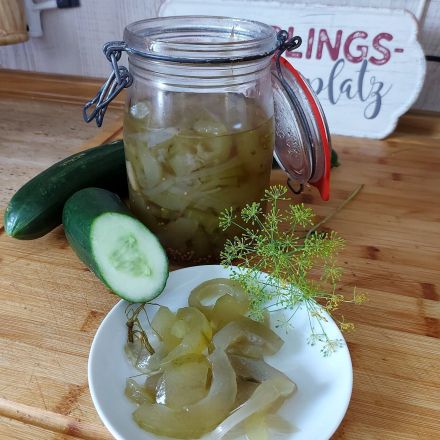 Senfgurken selber einkochen