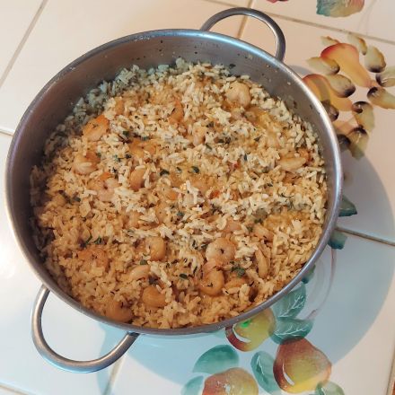 Cajun-Garnelen-Reis-Pfanne