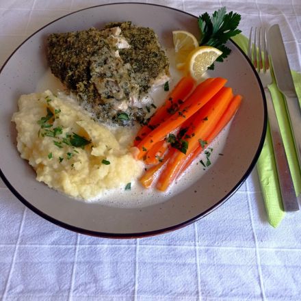 Fischfilet mit Kräuterkuste