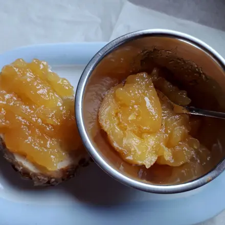 Orangengelee mit Ingwer und Zimt