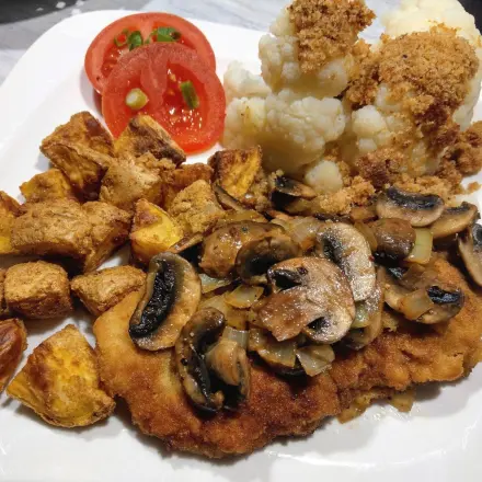 Röstkartoffeln aus der Heißluftfritteuse