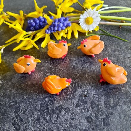Kleine Küken aus Fimo – die perfekte Osterüberraschung