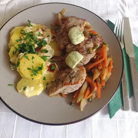 Schweinefilet mit Fenchel-Gemüse