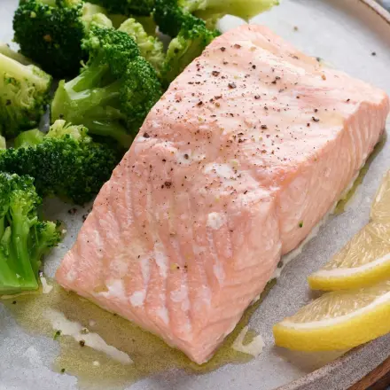 Lachs aus dem Dampfgarer