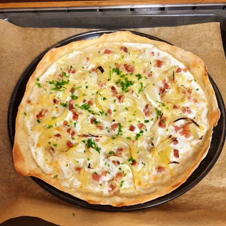 Elsässer Flammkuchen selber machen