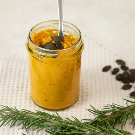 Kürbispesto mit Walnüssen selber machen