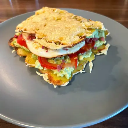 Kartoffel-Käse-Sandwich selber machen