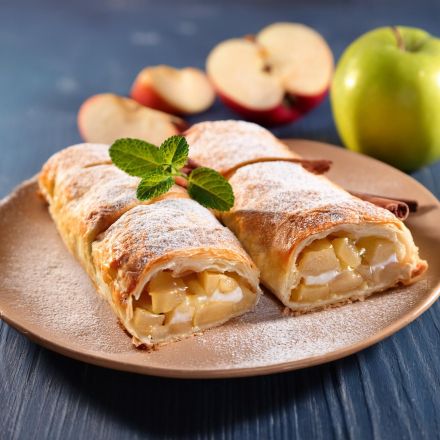 Bayrischer Apfel-Topfen-Strudel