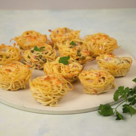 Spaghetti-Muffins selber machen