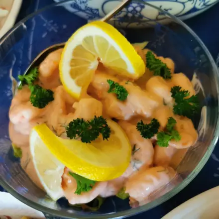 Krabbencocktail mit selbstgemachter Cocktailsauce