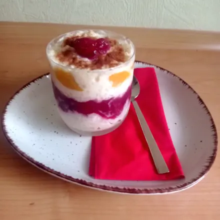 Sahne-Milchreis Trauttmannsdorf