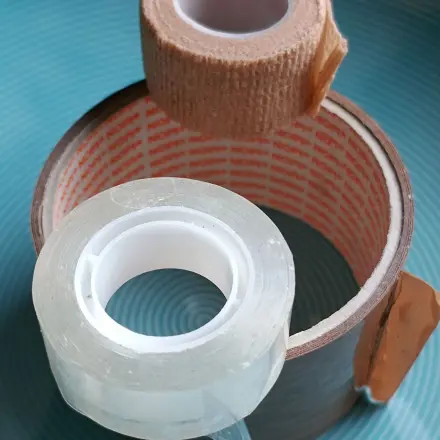 Klebeband Anfang finden mit "Knick-Trick"