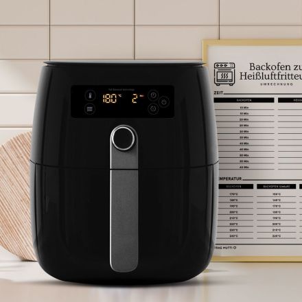 Heißluftfritteuse Umrechner inkl. praktischer Tabellen