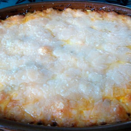 Kartoffel-Paprika-Auflauf mit Frischkäse