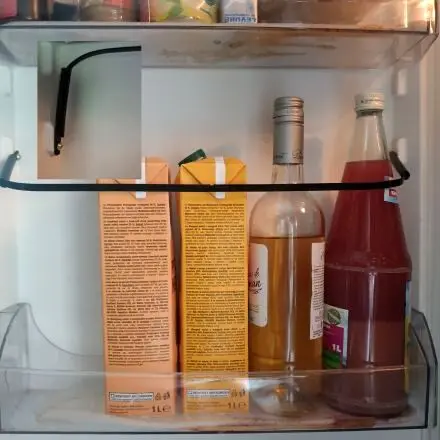 DIY Flaschenhalter für Kühlschranktür