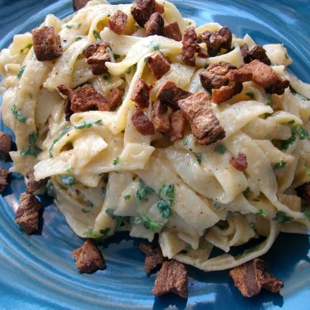 Tagliatelle Carbonara - italienisches Originalrezept