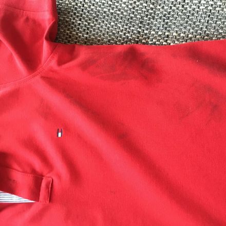 Fettflecken auf Kleidern