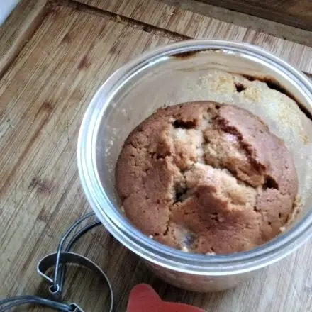 Kirschkuchen im Glas