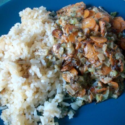 Knuspriger Jasmin Reis mit Gemüse