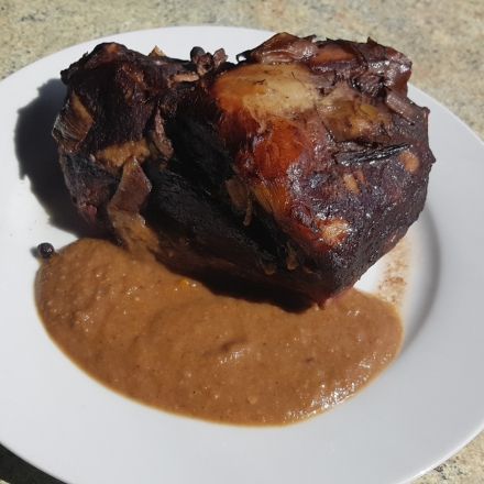 Glühweinbraten vom Schwein