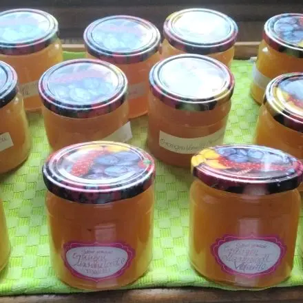 Orangengelee mit Vanille selber machen