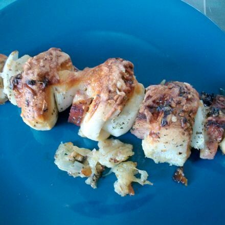 Leberkäs Spieße