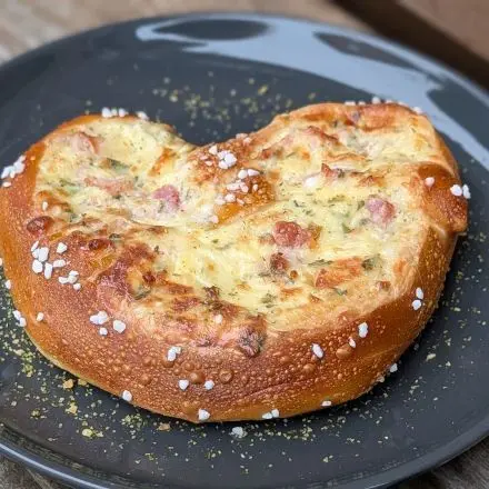 Flammkuchen-Brezeln aus dem Airfryer