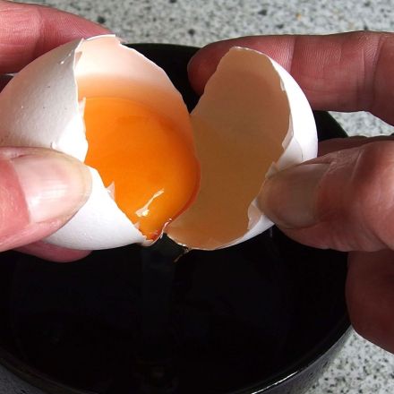 Eier trennen ohne Unfall