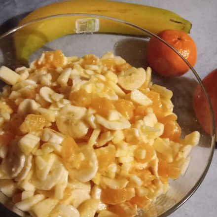 Winterlicher Obstsalat