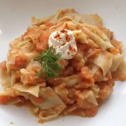 Kartoffelzweckel (Grumbeernzweckel oder Grumbeernfleckerl)