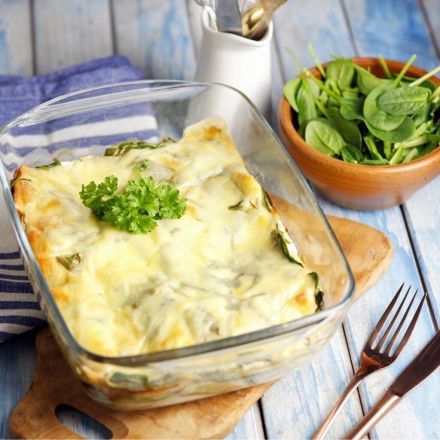 Spinat-Lasagne