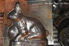 Rost entfernen mit einer Mischung aus &Ouml;l und Essig