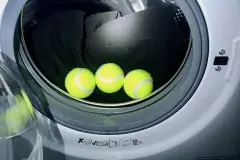 Tennisb&auml;lle als Waschkugeln